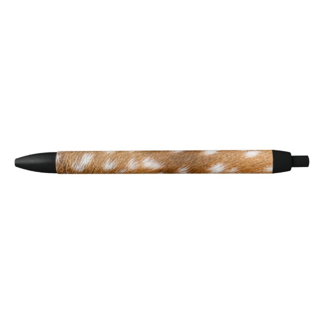 Caneta Preta Textura de pele de veado (Frente)