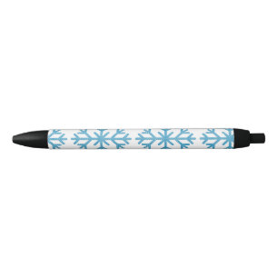 Caneta Preta Thunder_Cove do Floco de Neve Azul Icy