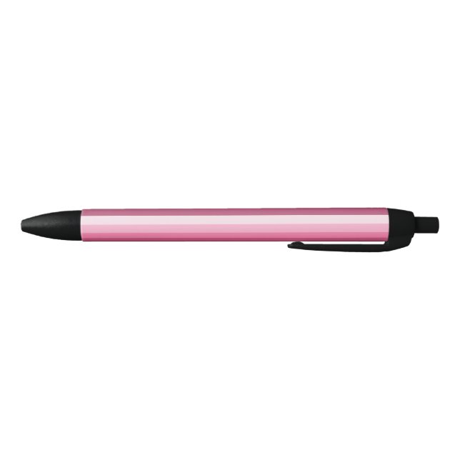 Caneta Preta Tiras de sombra rosa (Parte Inferior)