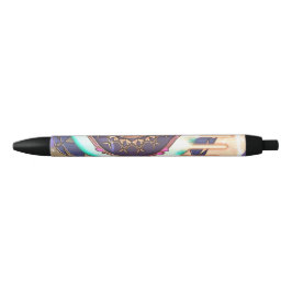 Caneta Preta Trabalho de arte digital