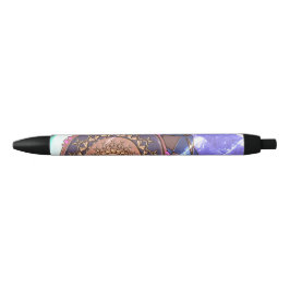 Caneta Preta Trabalho de arte digital