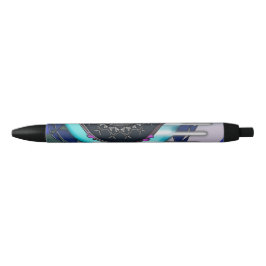 Caneta Preta Trabalho de arte digital