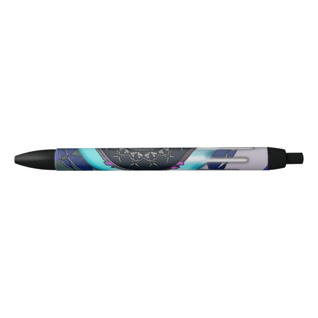 Caneta Preta Trabalho de arte digital (Frente)