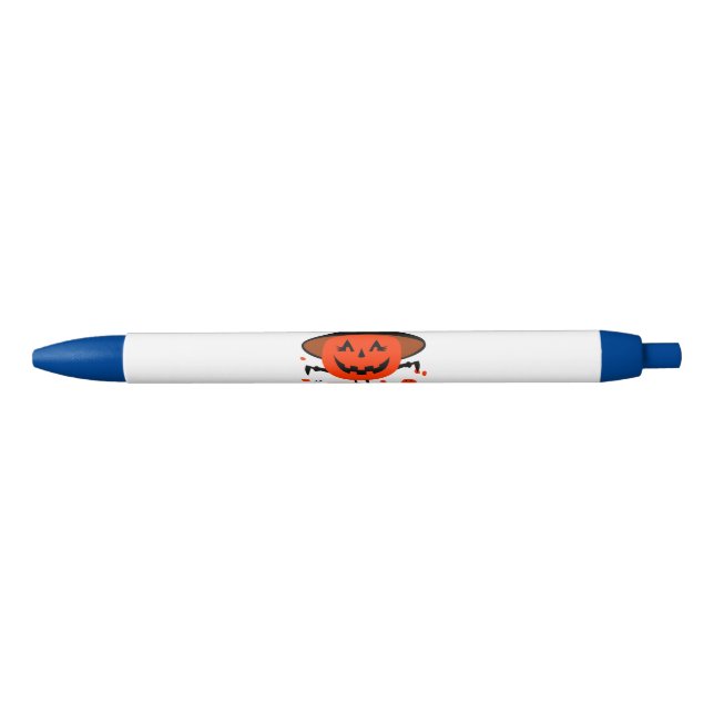 Caneta Preta Treck Trat Pumpkin sorrindo (Frente)