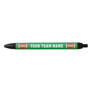 Caneta Preta Treinador de Futebol Personalizado da Equipe e Tre