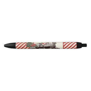 Caneta Preta Trem de Natal