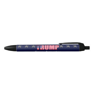 Caneta Preta Trump de texto personalizado '24 Save America Blue