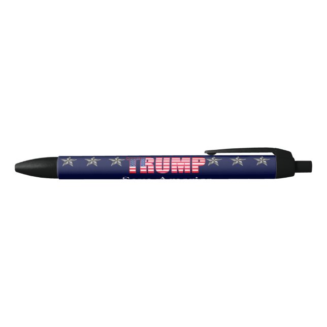 Caneta Preta Trump de texto personalizado '24 Save America Blue (parte de cima)