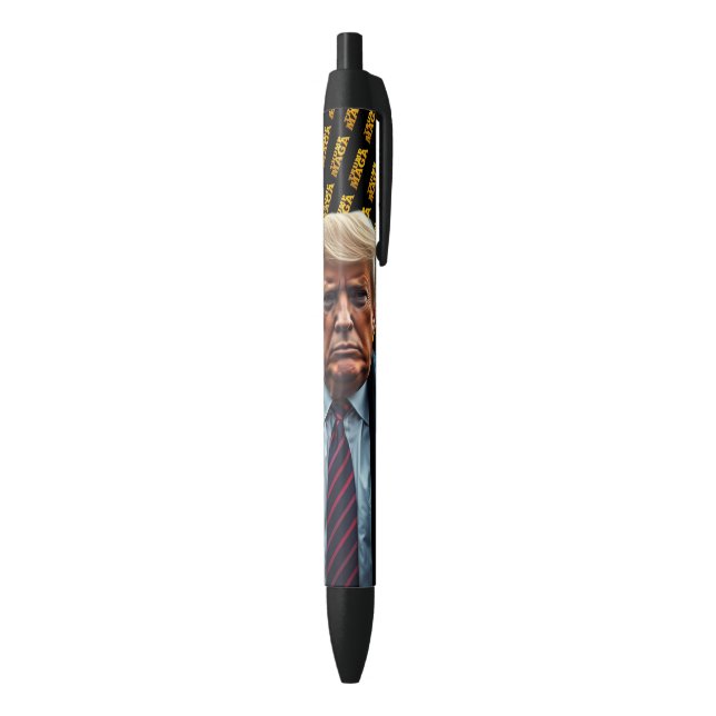 Caneta Preta Trump MAGA (parte de inferior (Vertical))