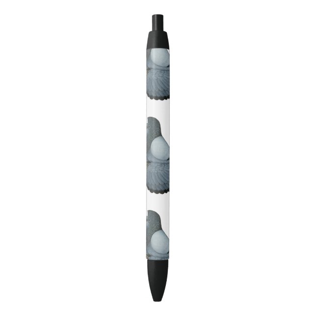Caneta Preta Trumpeter Pigeon Blue Barless (Frente Vertical)