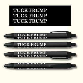 Caneta Preta TUCK FRUMP em preto