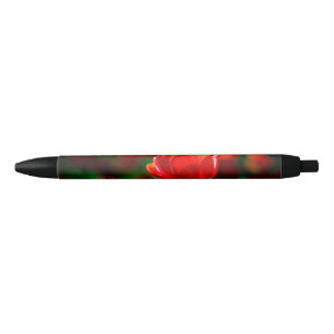 Caneta Preta Tulipa vermelha - Mistério de florescência