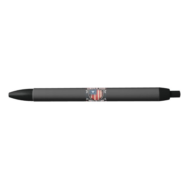 Caneta Preta Uma Nação Sob Deus 1776 2026 (Frente)