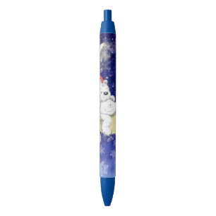 Caneta Preta Urso Pequeno Sonho Doce - Bonito
