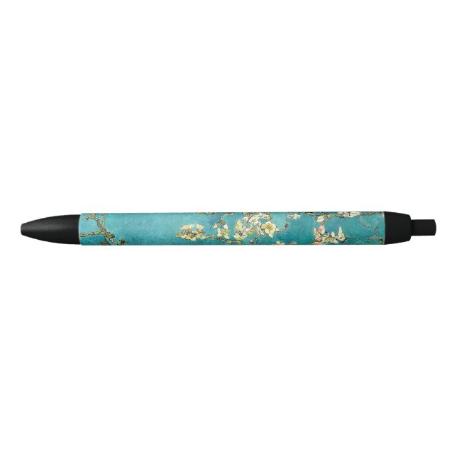 Caneta Preta Van Gogh Almond Blossoms Classic Impressionism (Frente)