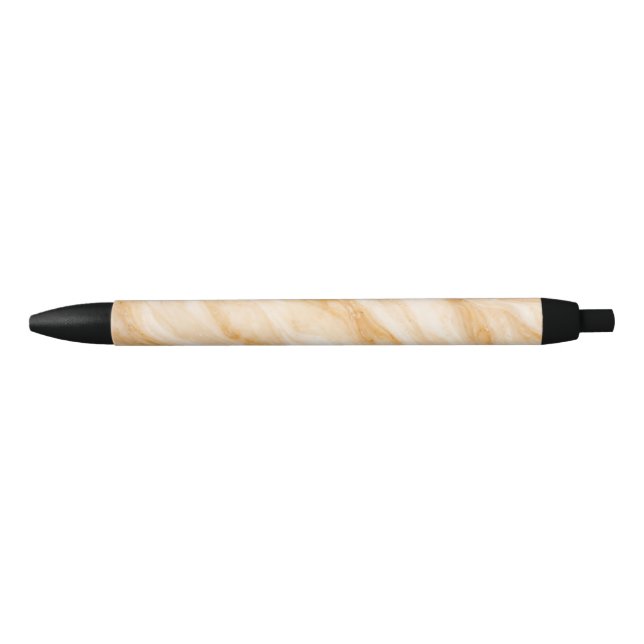 Caneta Preta Vanilla Milkshake Marble Texture (Frente)