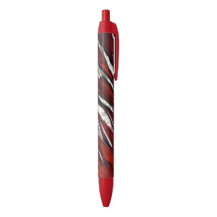 Caneta Preta Vermelho Radiante
