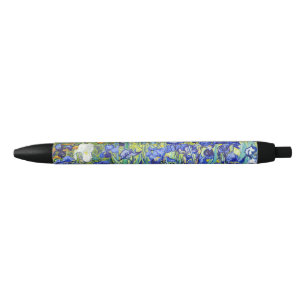Caneta Preta Vincent Van Gogh pintando Íris