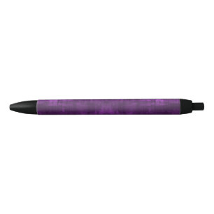 Caneta Preta Violeta roxo com aspecto de cetim