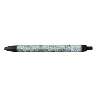 Caneta Preta Violetas E Luzes