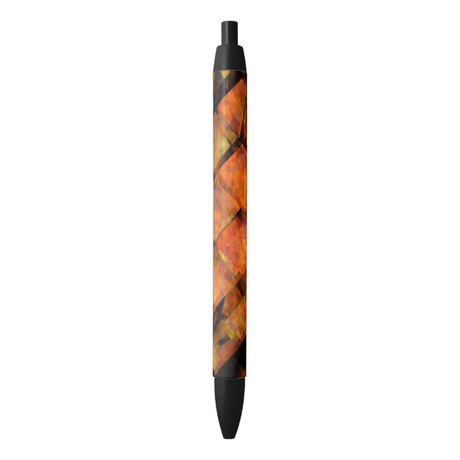 Caneta Preta Wall Abstrato Art (Frente Vertical)