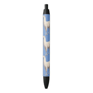 Caneta Preta White Llama