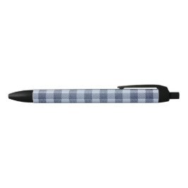 Caneta Preta Xadrez azul