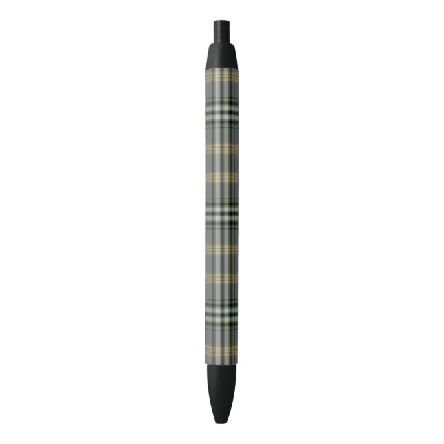 Caneta Preta Xadrez de Tartan (Frente Vertical)