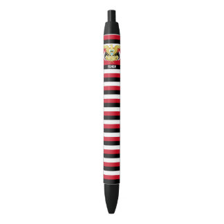 Caneta Preta Yemen Flag Cute Patriotic Black Ink Pen