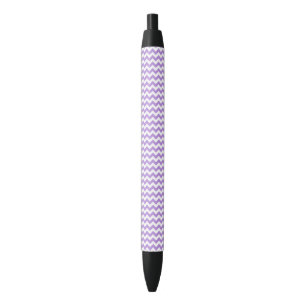 Caneta Preta Zigzag Roxo, Chevron Roxo, Padrão Geométrico