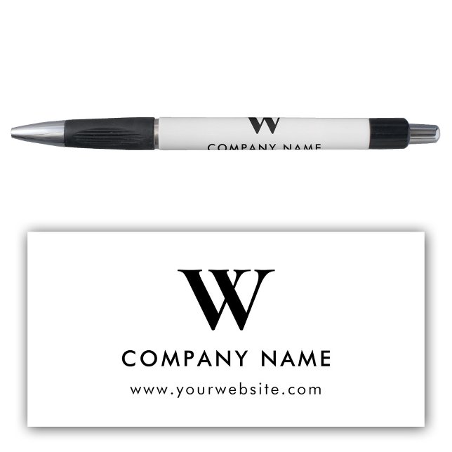 Caneta Professional Business Logo Monogram Website Simple (Professional Business Logo Monogram Website Simple Pen)