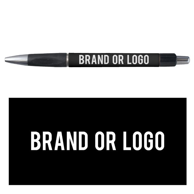 Caneta Promocional preto fornece logotipo comercial perso (Promotional Supplies Custom Custom Business Logo Pen)