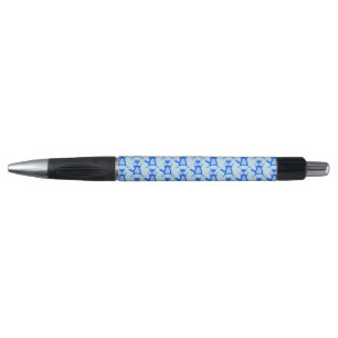 Caneta Raposa-Bebê Azul-Bonita, Cuja Raposa É Patterada