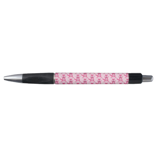Caneta Raposa-Bebê Rosa bonito Patterada (Frente)