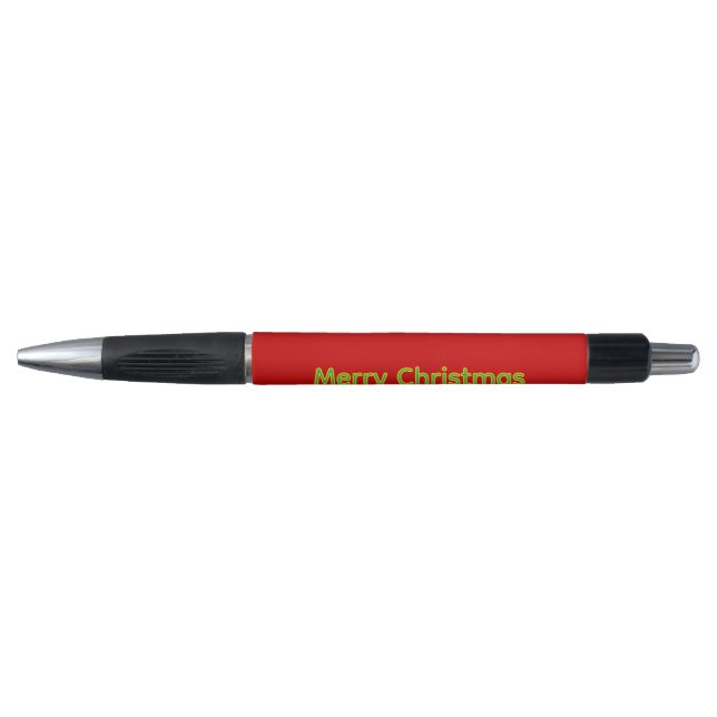 Caneta Red Christmas wishlist (Frente)