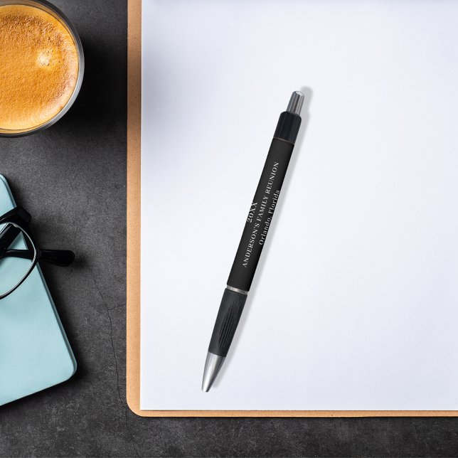 Caneta Reunião familiar branco negro (Criador carregado)