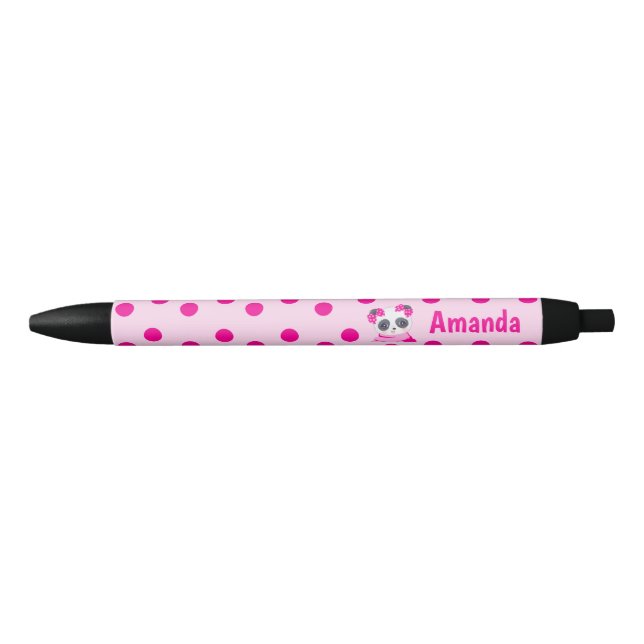 Caneta Rosa Panda (Frente)