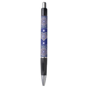 Caneta Rosace Azul