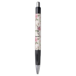 Caneta Rosas Rosadas Lindas