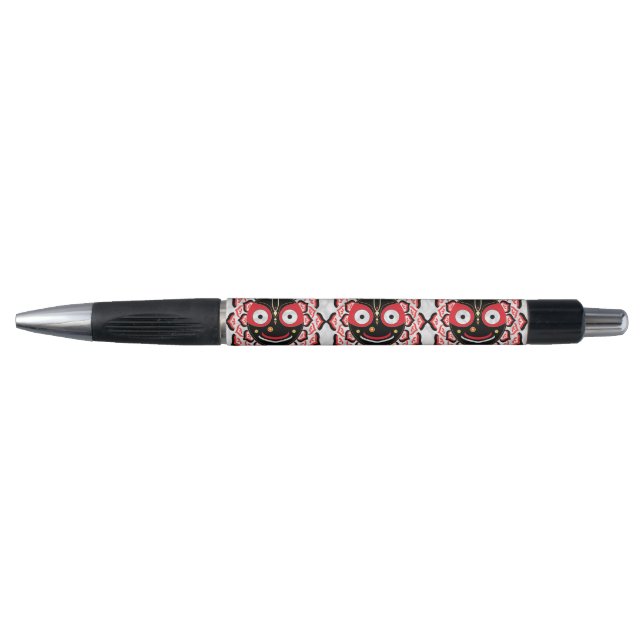 Caneta Rosto do Senhor Jagannath Chakra Divindade Hindu (Frente)