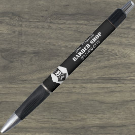 Caneta Salão de barbeiro profissional preto e branco