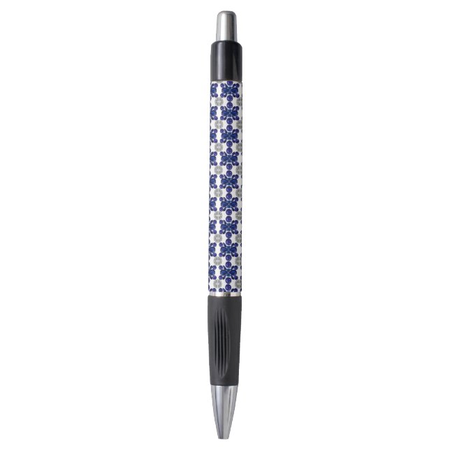 Caneta Sapphire Diamond Gemstone Art Blue (Frente Vertical)