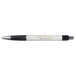 Caneta Script Dourado de luxo profissional simples