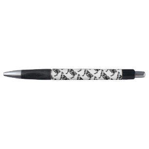 Caneta Silhueta preto e branco da vaca