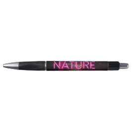 Caneta Sinal magenta da natureza neon-magenta da floresta
