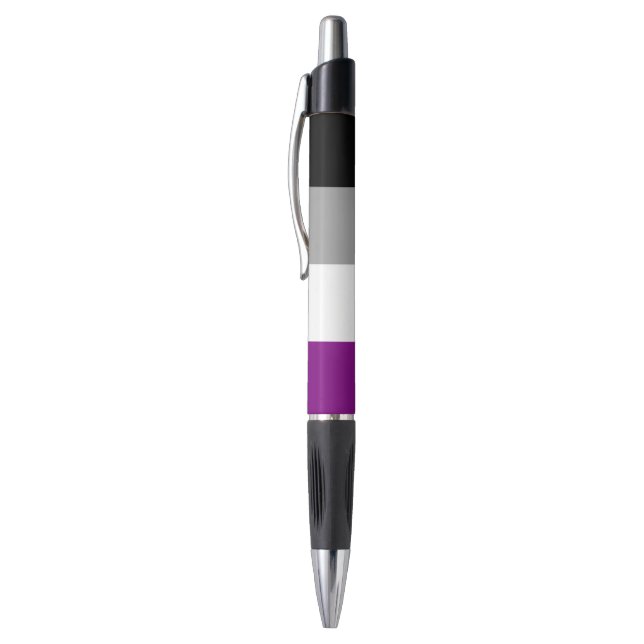 Caneta Sinalizador de Orgulho Asexual (Topo (Vertical))