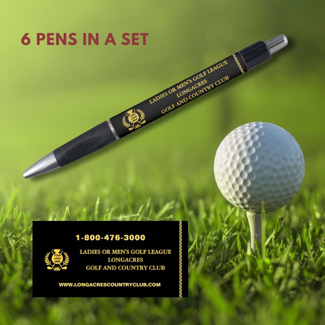 Caneta Site do Logotipo da Liga Golf Dourado (Criador carregado)