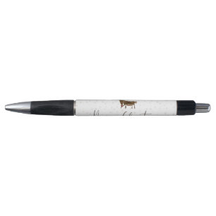 Caneta SlipperyJoe Merry Christmas rendeer red-nose