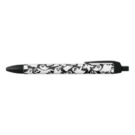 Caneta Spooky Ghost Black Ballpoint