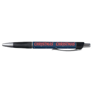 Caneta Tenha um Natal Holly Jolly